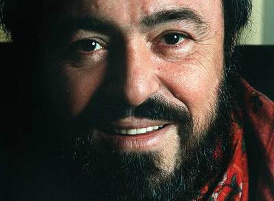 Luciano Pavarotti.