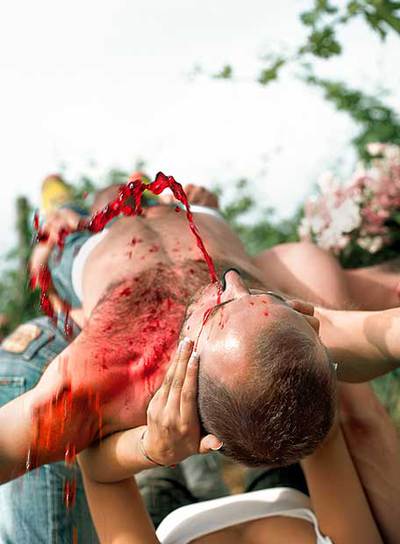 Una de las fotografías de la exposición 'Ayúdame Ribera', de Per Barclay.