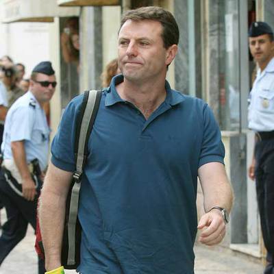 Gerry McCann, el padre de  Maddie,  ayer, en Portimão.