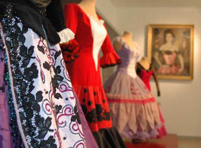 Trajes en el Museo Mariemma, en Íscar (Valladolid), el pueblo donde nació la   divina.  