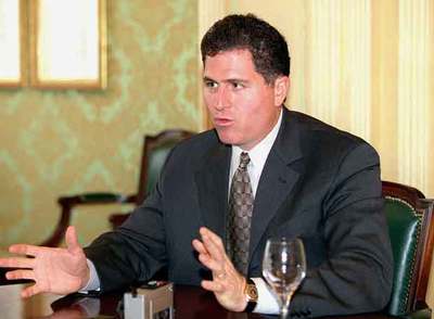 Michael Dell, fundador y presidente de Dell Computer.