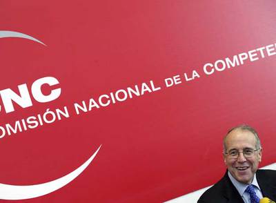 Luis Berenguer, en la presentación ayer de la Comisión Nacional de Competencia.