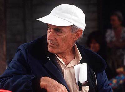 Tomás Gutiérrez Alea, durante el rodaje de  Guantanamera,  en 1995.