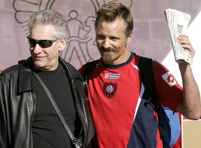 David Cronenberg (a la izquierda) y Viggo Mortensen, en San Sebastián.