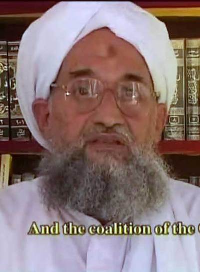 Ayman al Zawahiri,  número dos  de Al Qaeda.