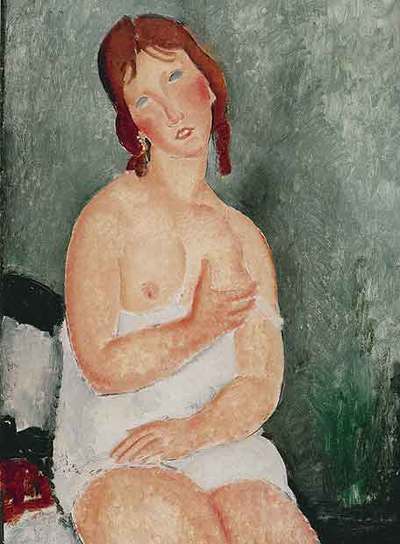  Joven en camisa  (1918), de Modigliani.