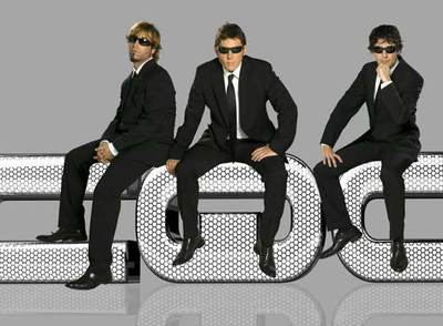 Leo Rivera, Manel Fuentes y Juan Ramón Bonet, presentadores de  CQC. 