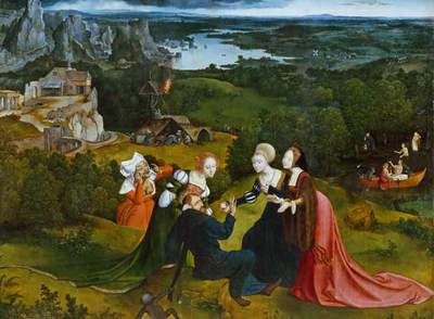 'Paisaje con las tentaciones de san Antonio', de Joachim Patinir.