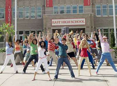 Imagen del telefilme  High School Musical 2.  