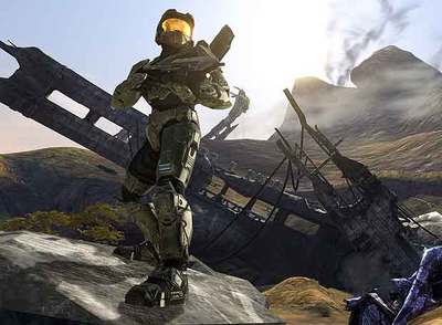 El Jefe Maestro, protagonista del videojuego  Halo 3. 