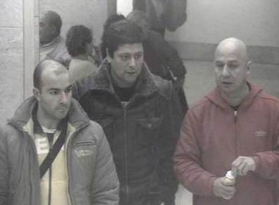 De izquierda a derecha, los  narcos  gallegos José Benito Charlín y Daniel Baulo y el colombiano Jorge Isaac Vélez.