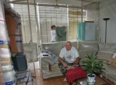 MUDANZA POR LOS AVIONES EN SAN FERNANDO