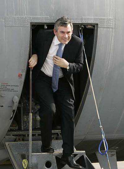 El primer ministro Gordon Brown.