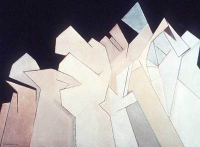 La obra  Soledades IV,  de Pablo Palazuelo.