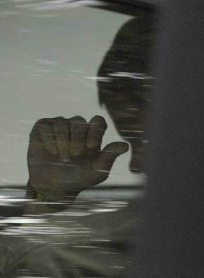 Uno de los dirigentes de Batasuna es conducido a la Audiencia Nacional.