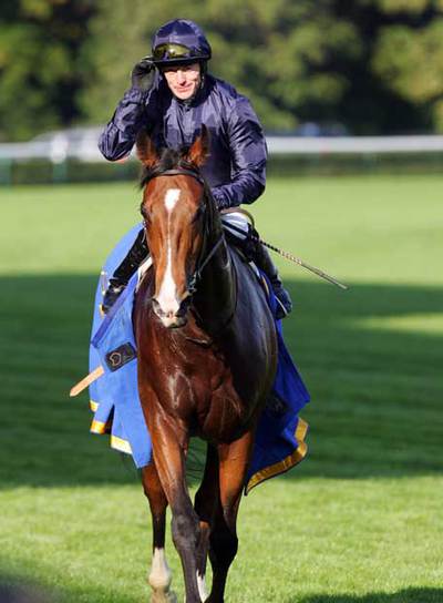 Kieren Fallon, a lomos de  Dylan Thomas. 