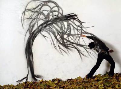 'El narrador' (2006), animación de Robin Rhode.