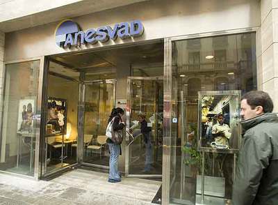 Sede de la ONG Anesvad en Bilbao.