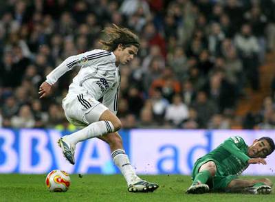 Gago, durante un partido de la temporada pasada.