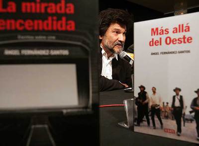 Víctor Erice, en la presentación de las dos obras de Ángel Fernández-Santos.