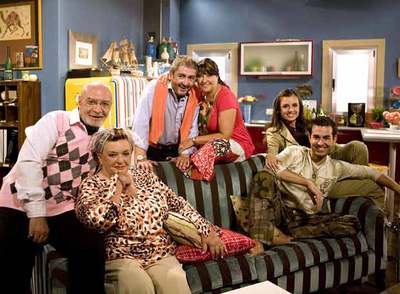 Intérpretes de  Escenas de matrimonio . A la izquierda, Pepe Ruiz y Marisa Porcel