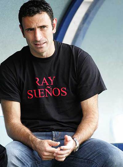 Molina, en un momento de la entrevista.