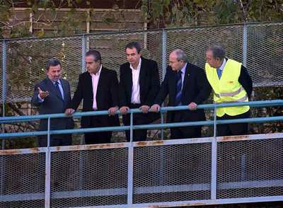 La visita de Zapatero coincide con el séptimo socavón