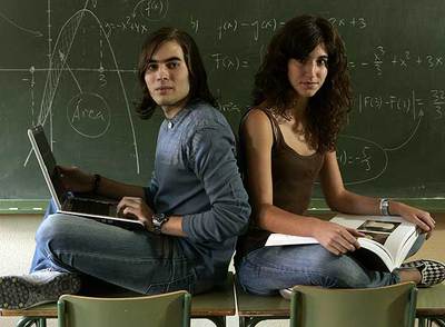 David Matesanz y Sofía Pérez, alumnos brillantes.