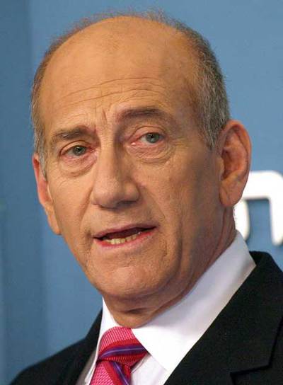 Ehud Olmert.
