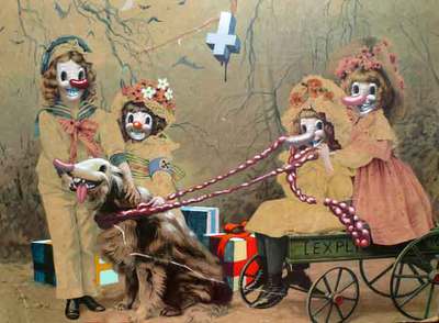  Suplica a mia madre , obra de Víctor Castillo pintada en acrílico sobre tela.