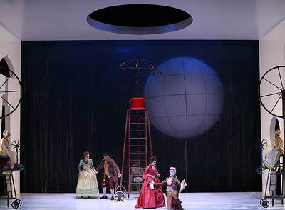 Ensayo de la ópera  Il ritorno di Don Calandrino. 