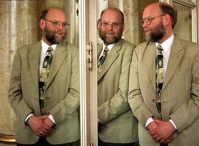 Ian Wilmut, creador de la oveja  Dolly,  en 2003.