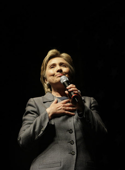 Hillary Clinton, durante un mitin en Nueva York el pasado mes de abril.