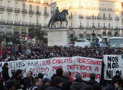 El centro de Madrid, en calma tensa