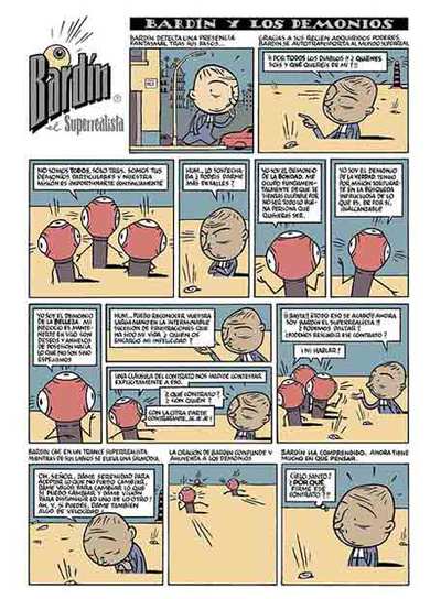 Max, el autor de  Bardín, el Superrealista,  es candidato al Premio Nacional.