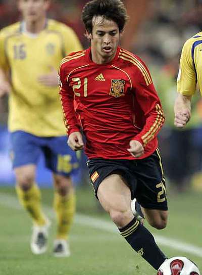 David Silva, el sábado pasado contra Suecia.