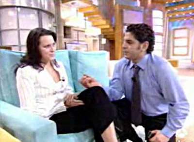 La pareja, en el programa  El diario de Patricia  del pasado miércoles.