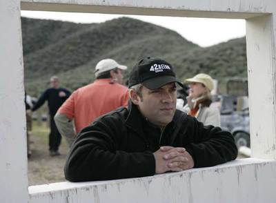 Sam Mendes, en 2005, en el rodaje de la película  Jarhead .