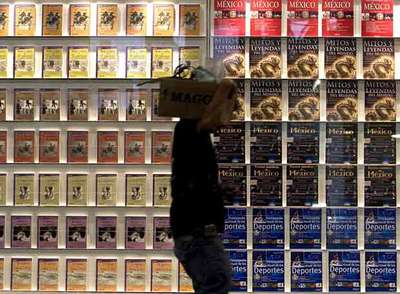 Uno de los  stands  de la Feria de Guadalajara (México).