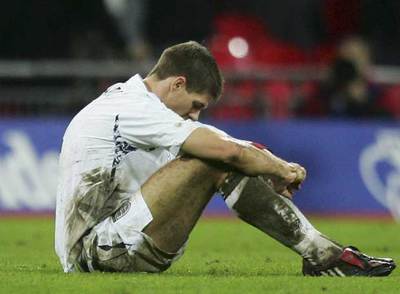 Gerrard, tras la derrota de Inglaterra ante Croacia.