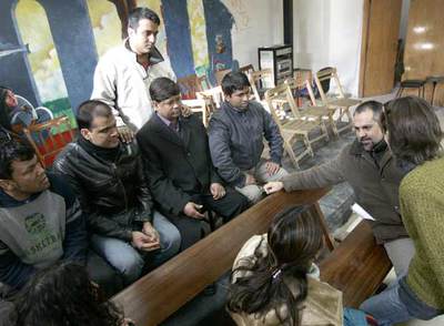 Bangladesh en la parroquia de Entrevías