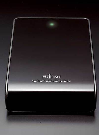 Disco duro portátil de Fujitsu.