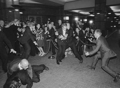 Imagen del falso documetal  Muerte de un presidente,  de Gabriel Range.