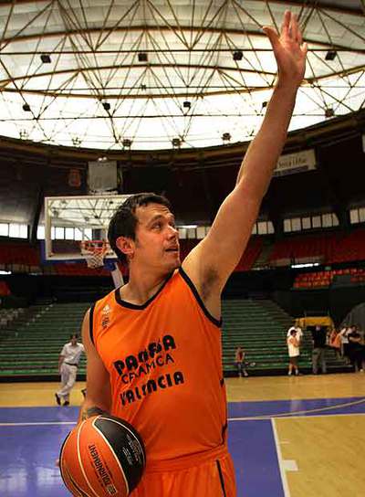 Rebraca, el día de su presentación en el Pamesa.