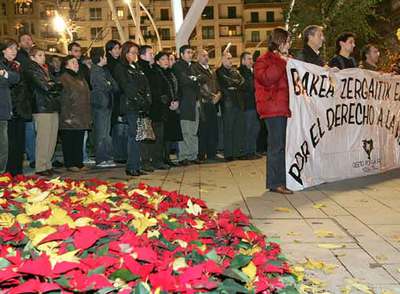 Manifestaciones contra el atentado