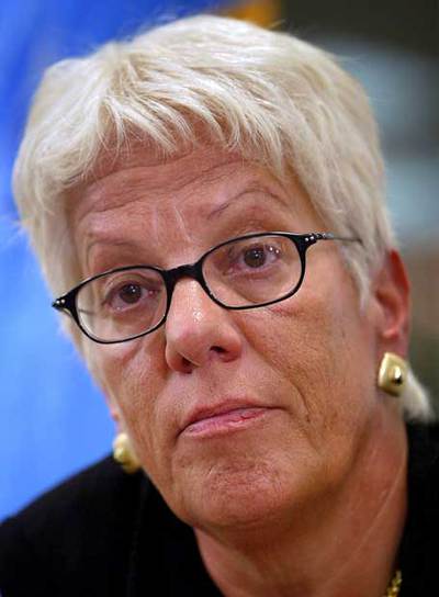 Carla del Ponte.