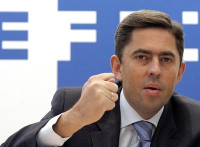 Vicente Rambla, vicepresidente y portavoz del Consell, ayer, en Valencia.