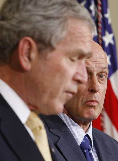 George Bush, en la presentación de medidas sobre hipotecas.