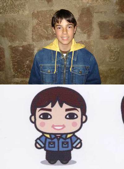 Ramón Berenguer y su  alter ego  animado.