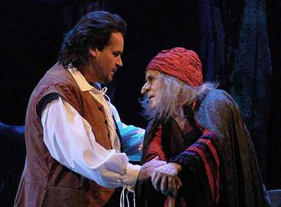 Una imagen de la representación de  La bruja , en el teatro de la Zarzuela de Madrid.